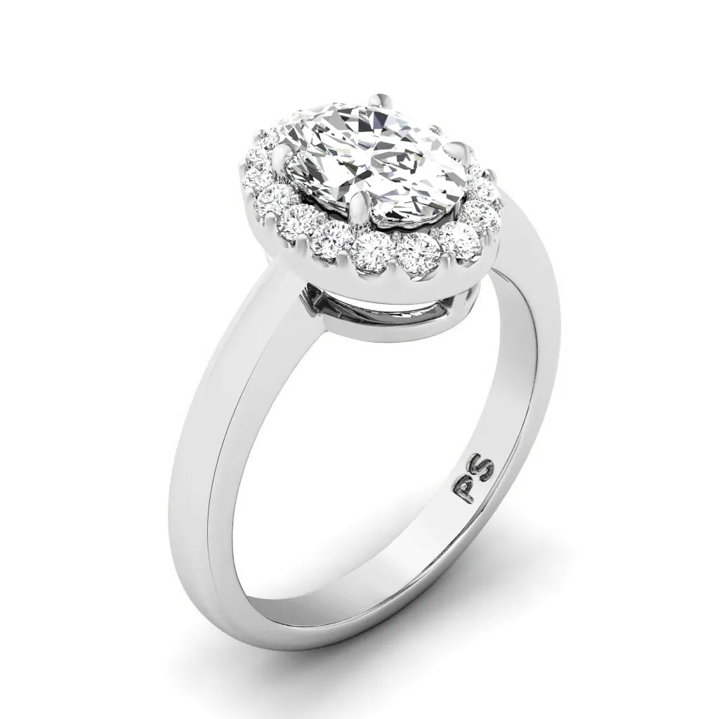 0.80-3.30 CT Round & Oval Cut Lab Grown Diamonds - Engagement Ring
