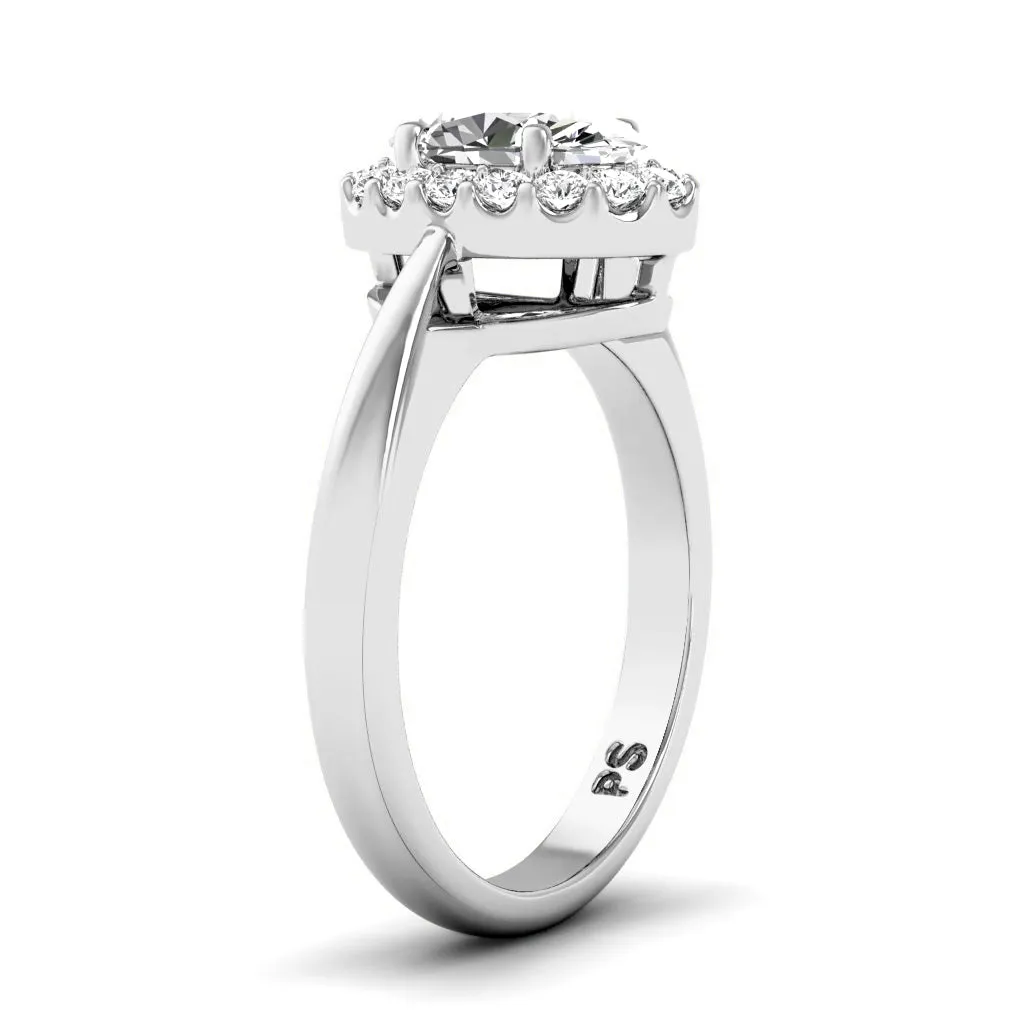 0.80-3.30 CT Round & Oval Cut Lab Grown Diamonds - Engagement Ring