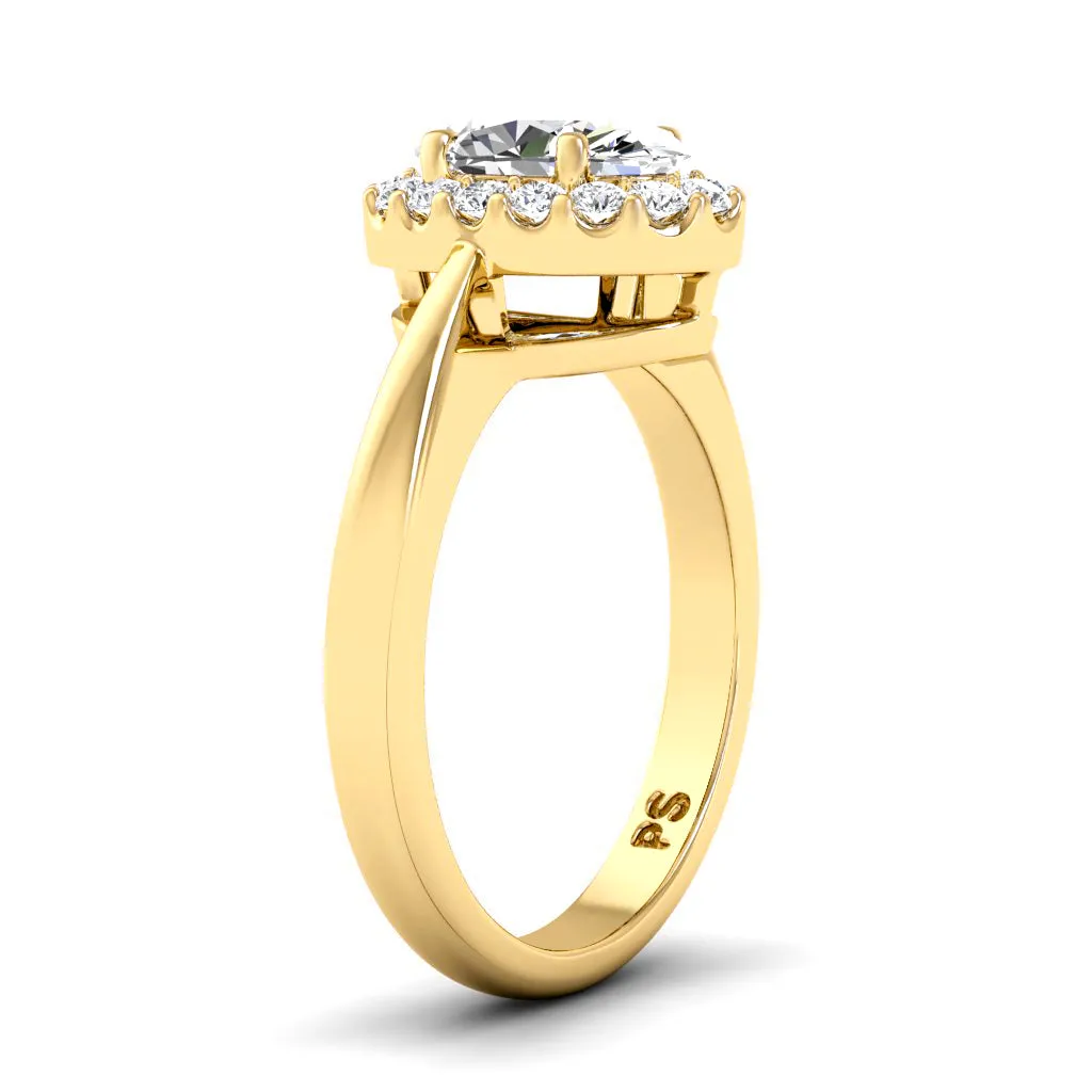 0.80-3.30 CT Round & Oval Cut Lab Grown Diamonds - Engagement Ring