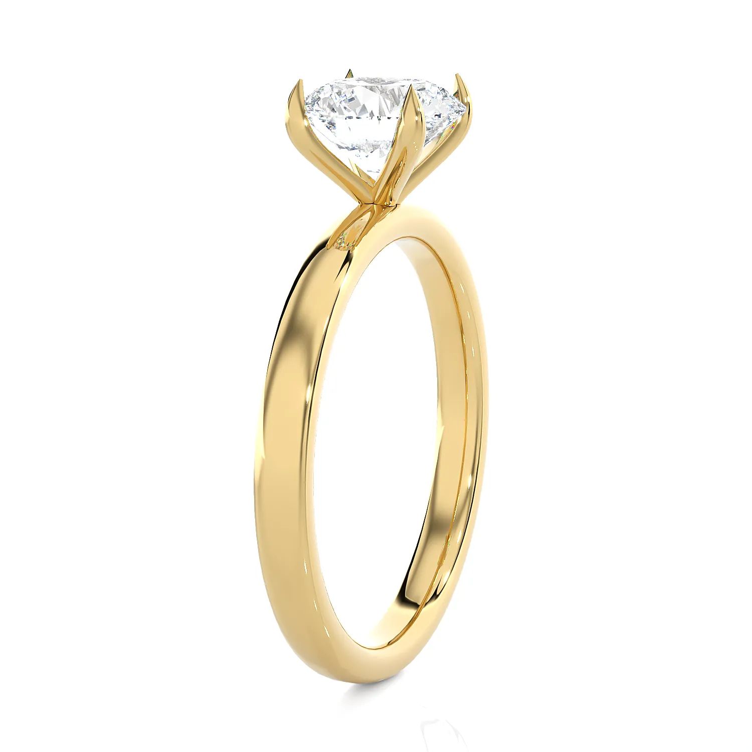 1 1/2 ctw Round Lab Grown Diamond Solitaire Engagement Ring