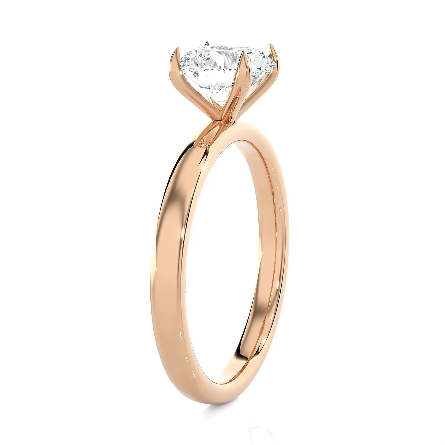 1 1/2 ctw Round Lab Grown Diamond Solitaire Engagement Ring