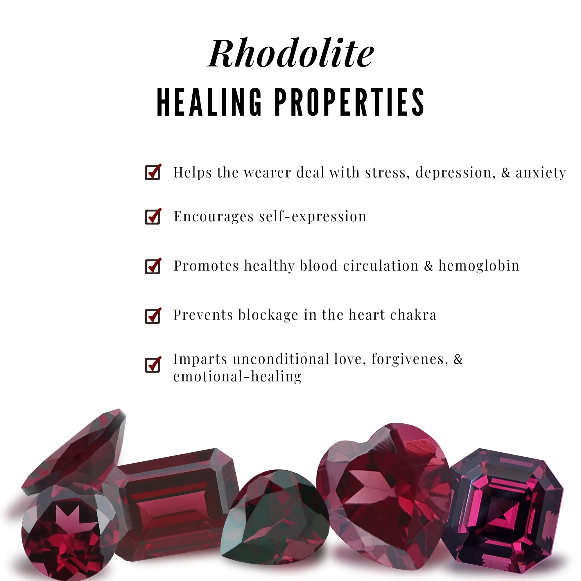 1 CT Oval Rhodolite Solitaire Ring with Diamond Accent
