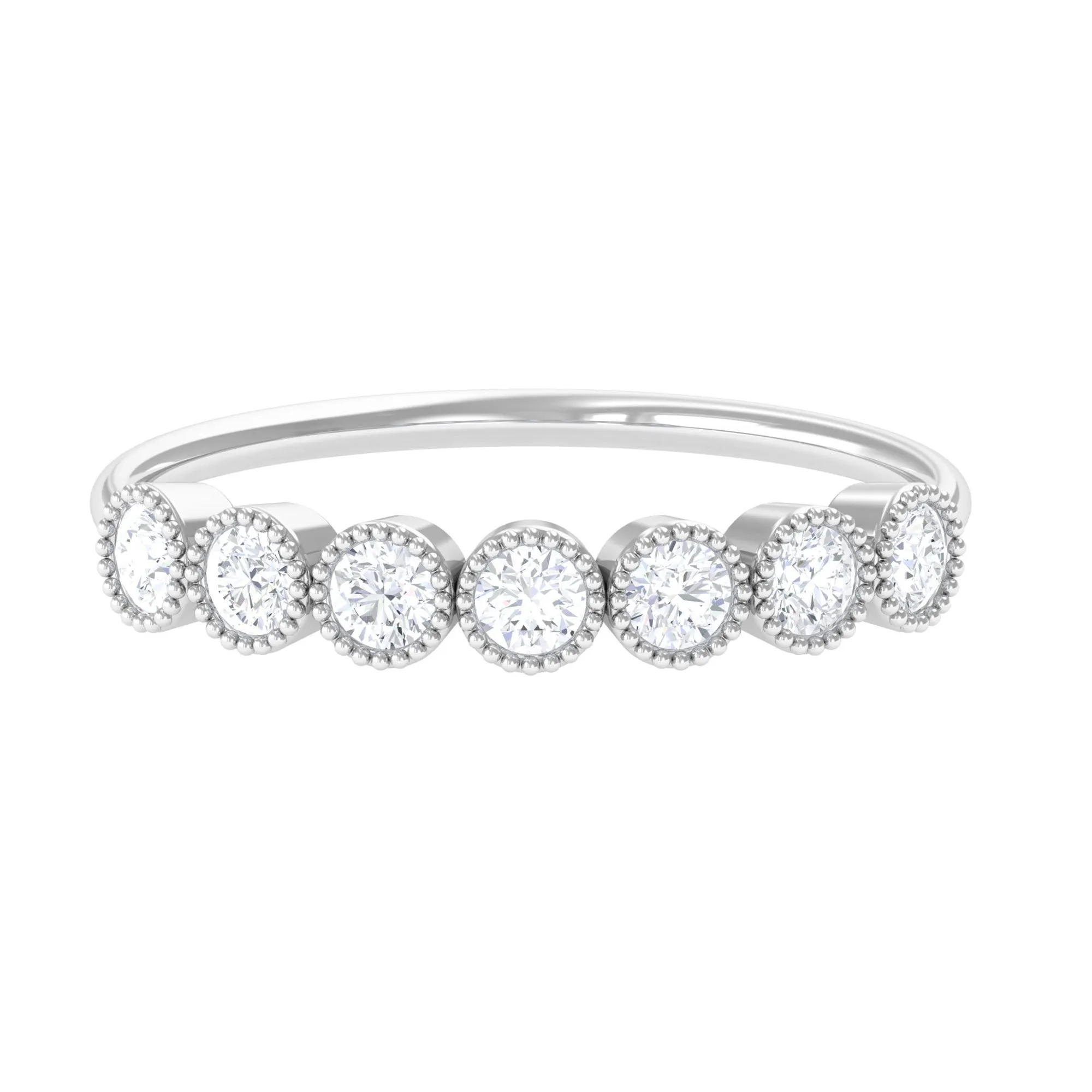 1/2 CT 7 Stone Diamond Anniversary Band