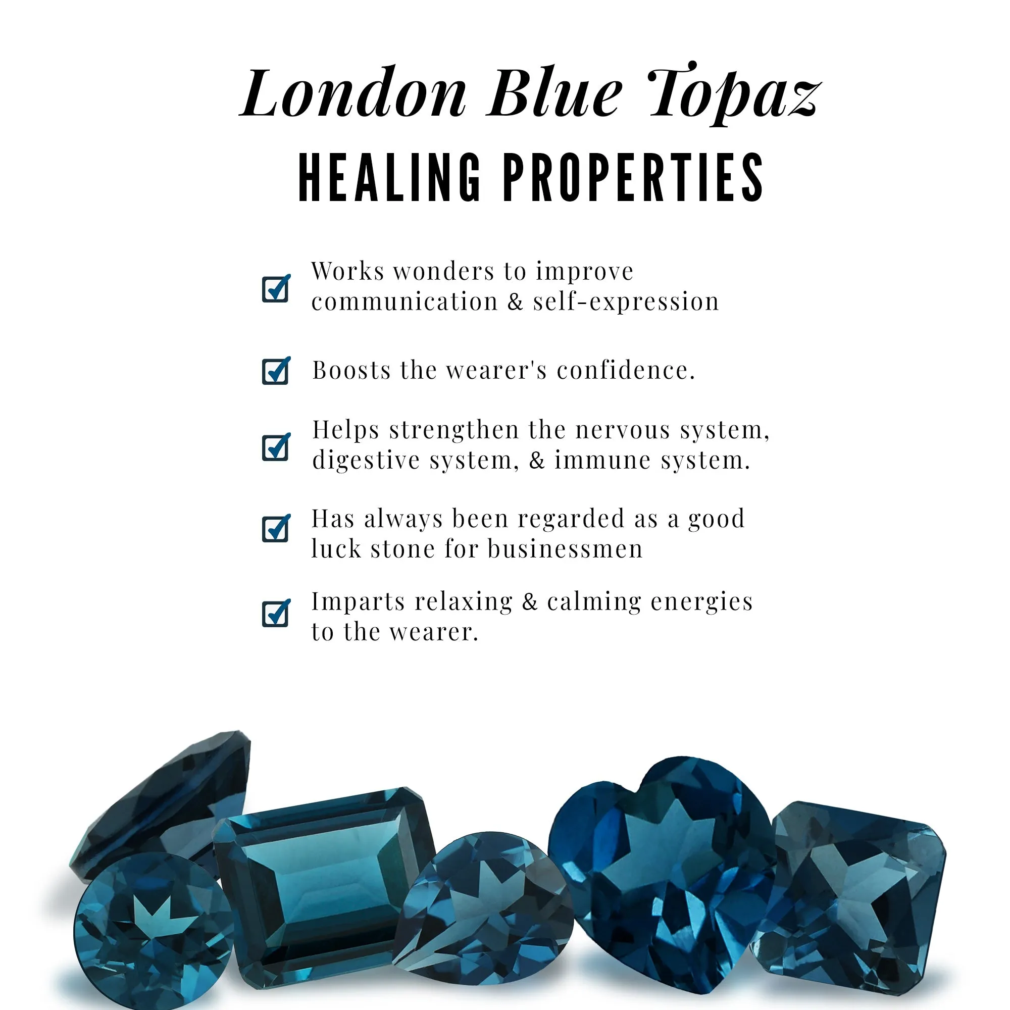 1.25 CT Pear Shape London Blue Topaz Engagement Ring with Diamond Accent
