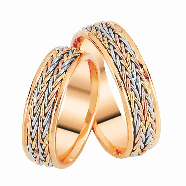 14K Solid Gold Friendship Ring