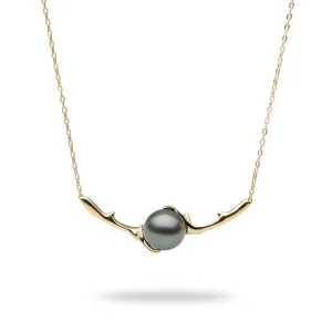 18" Heritage Tahitian Pearl Necklace in Gold