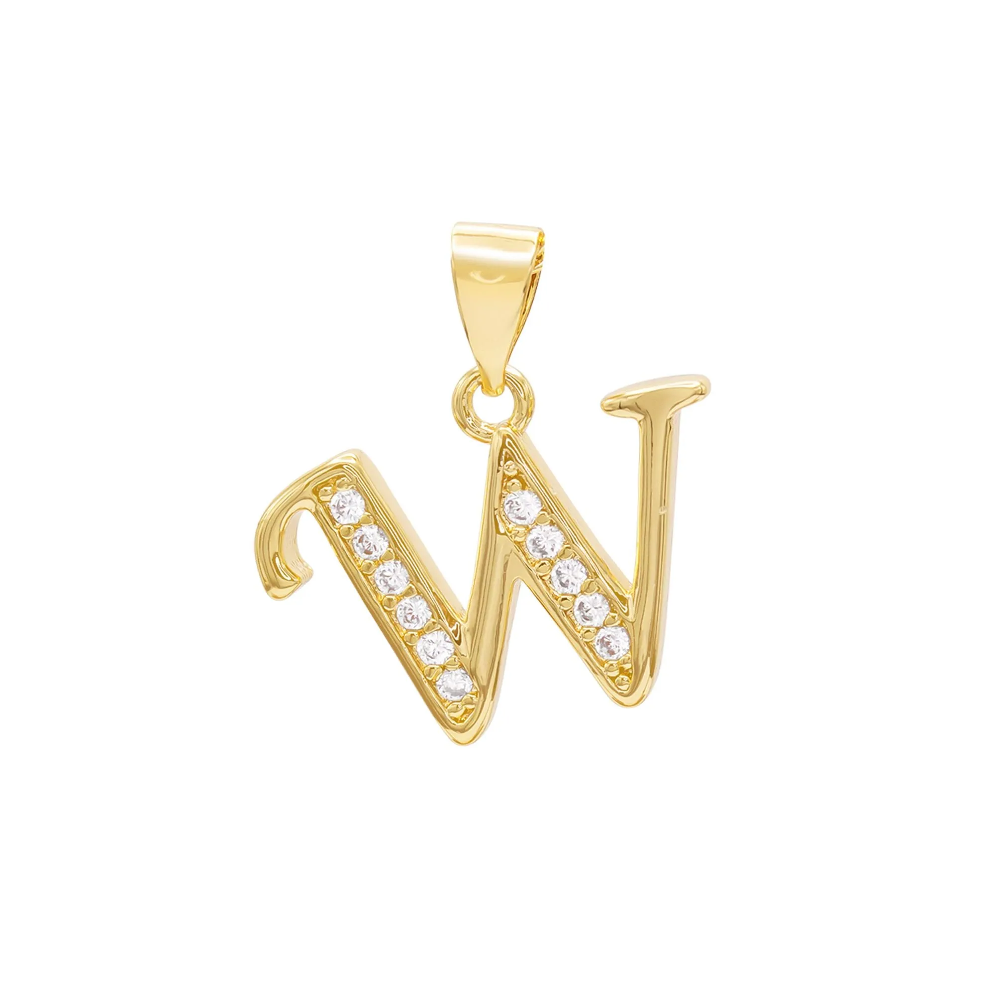 A-Z Letter CZ Pendant 14K Gold Filled Figaro Anklet Set 10" Women Jewelry