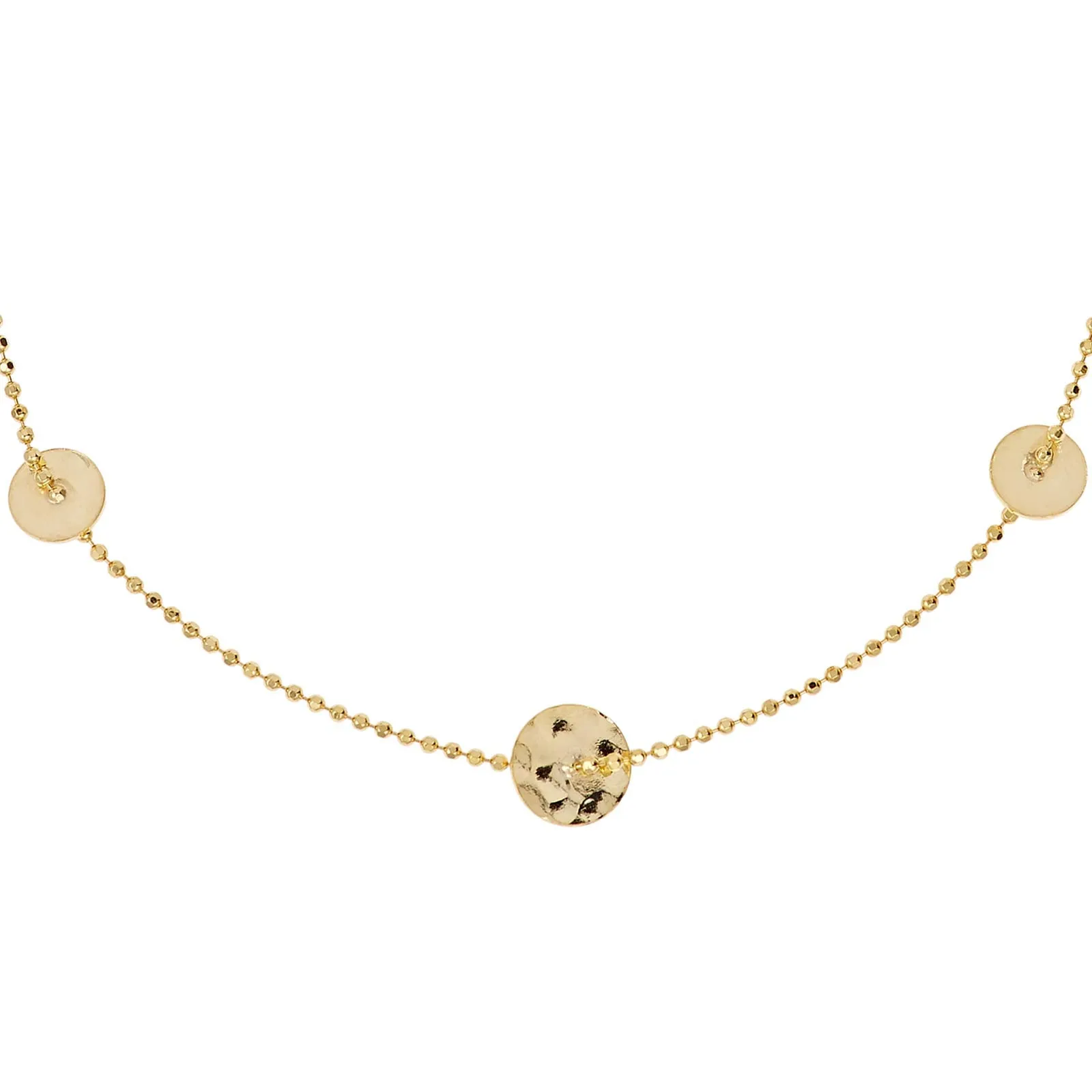 Alwan Silver (Gold Plated) Short Size Anklet for Women - EE5368SG