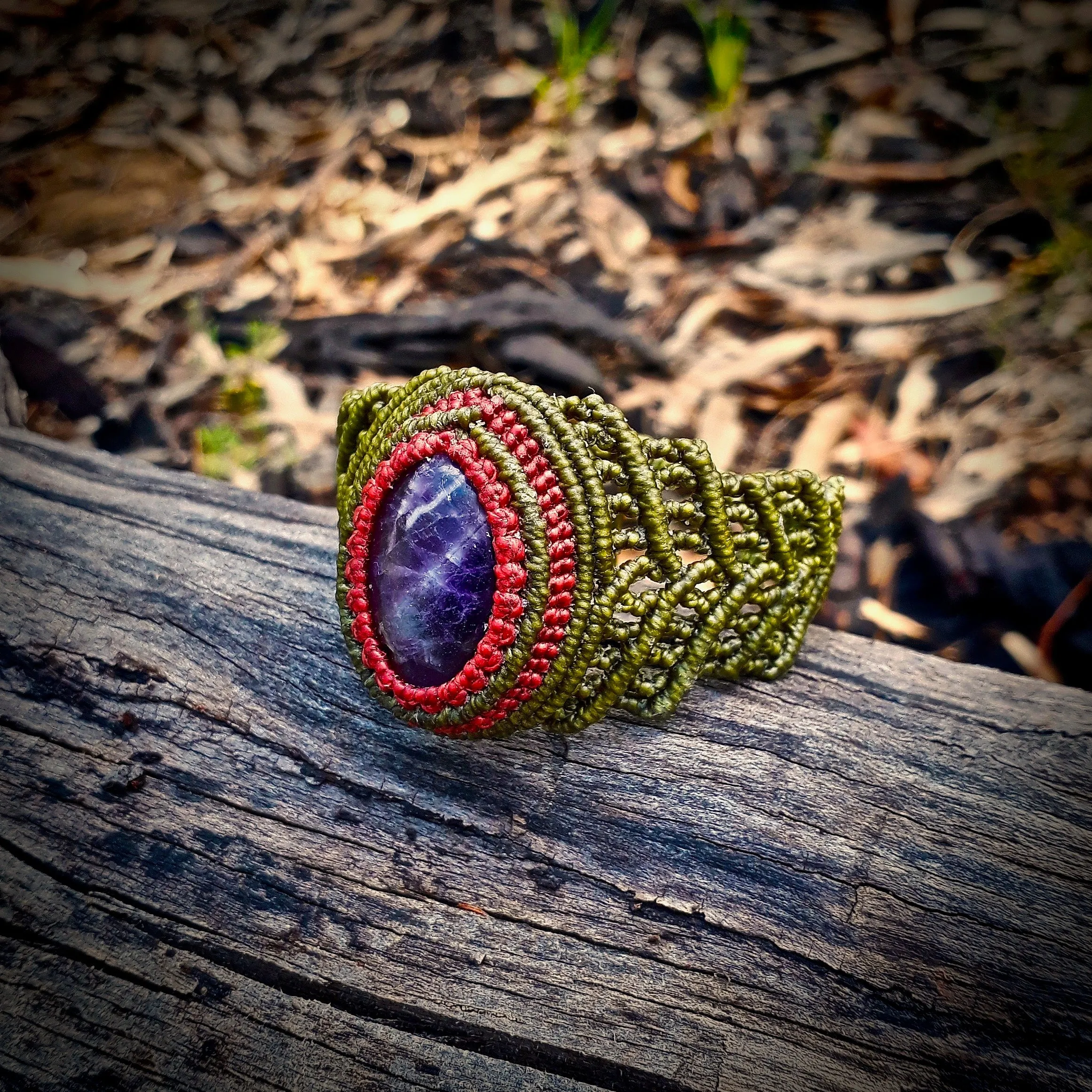 Amethyst bracelet