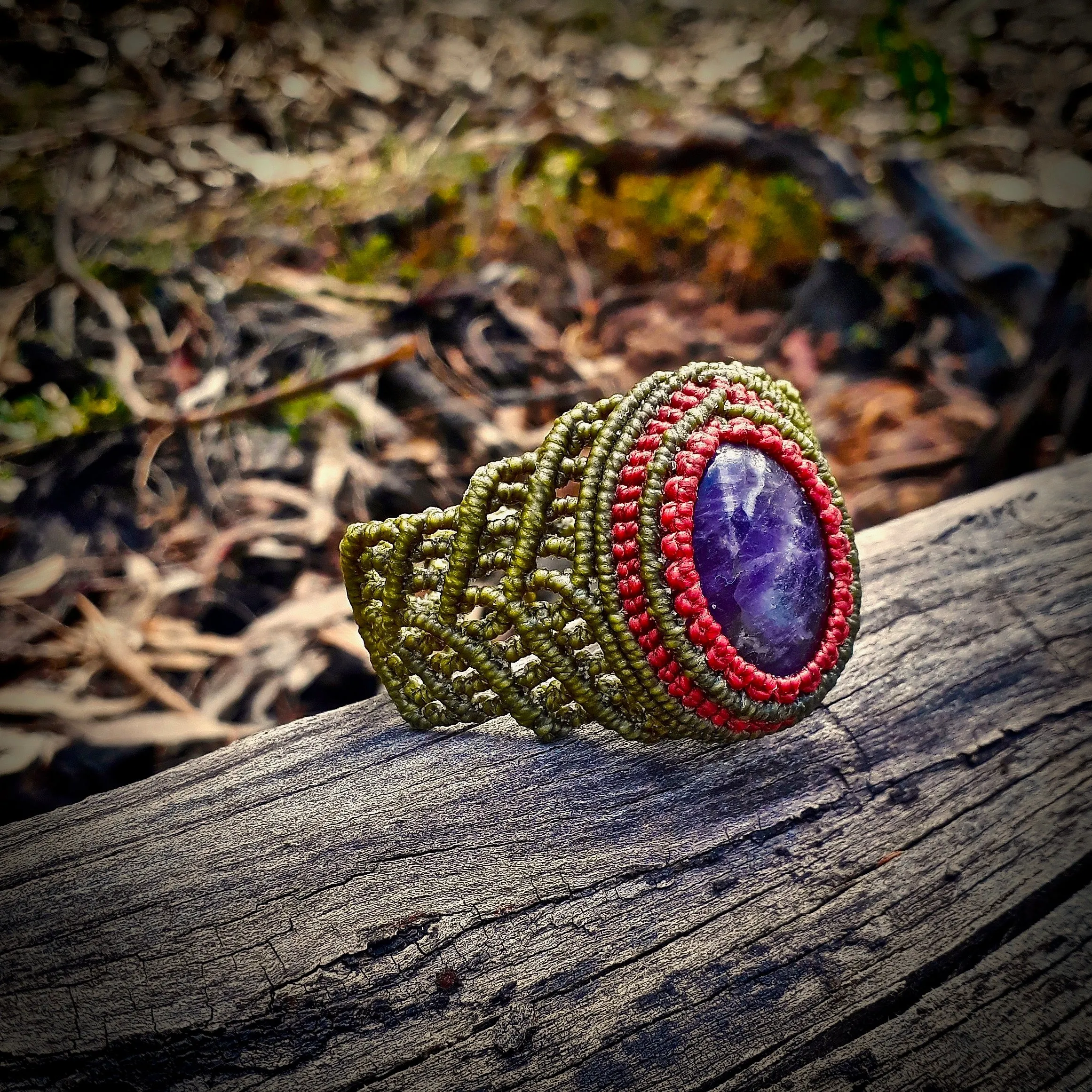Amethyst bracelet