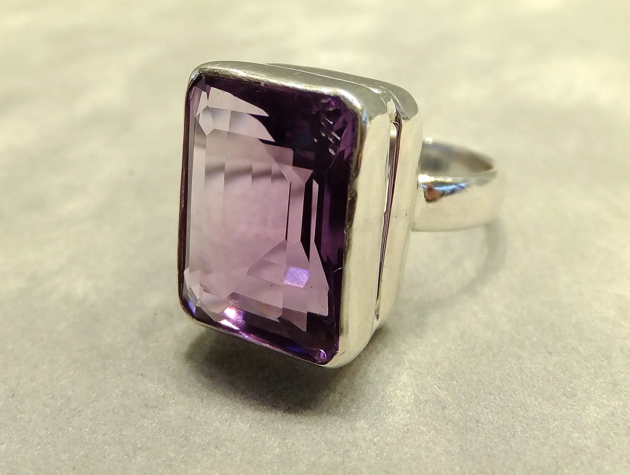 Amethyst Gemstone Ring