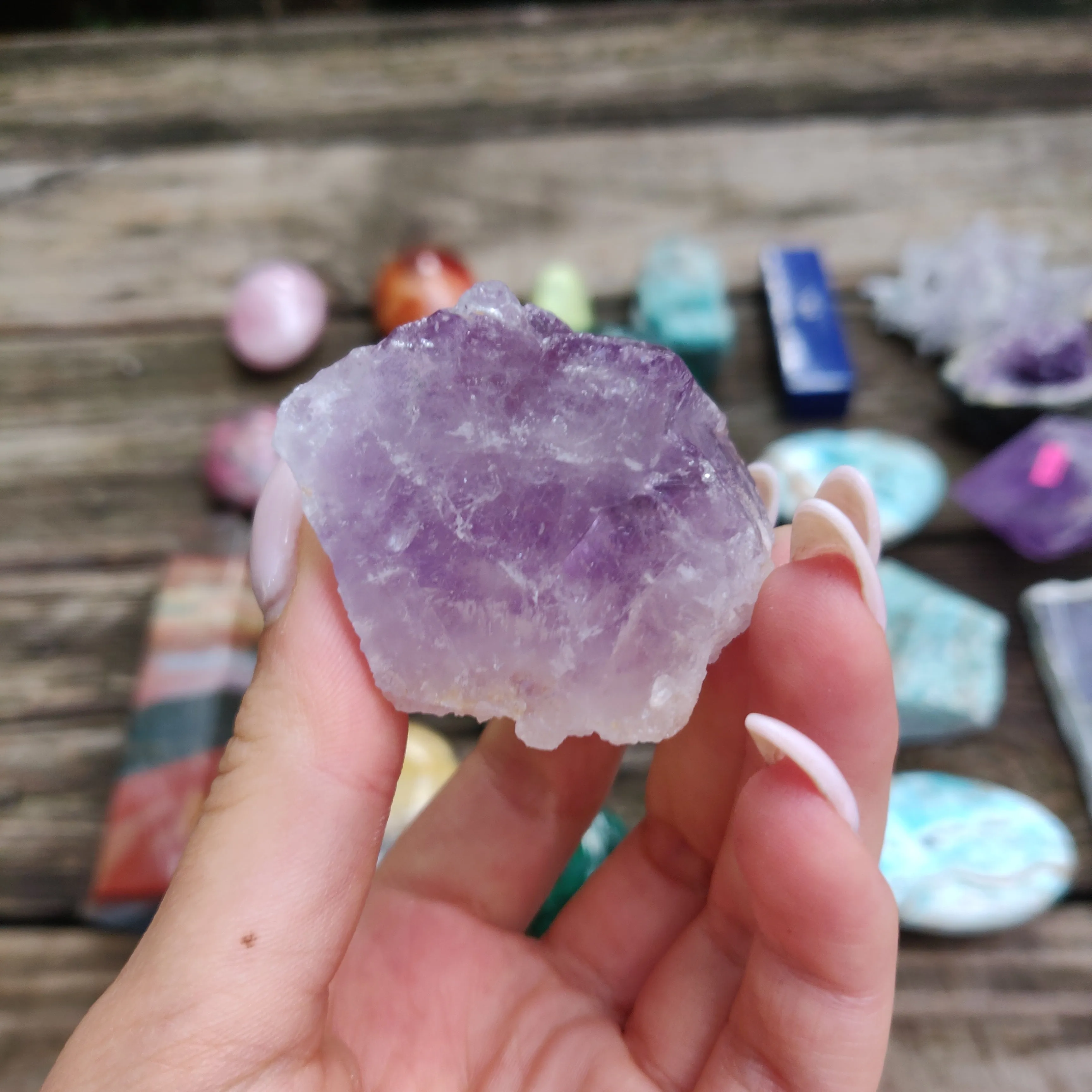 Amethyst Point, Polished Point with Rough Base (#10)