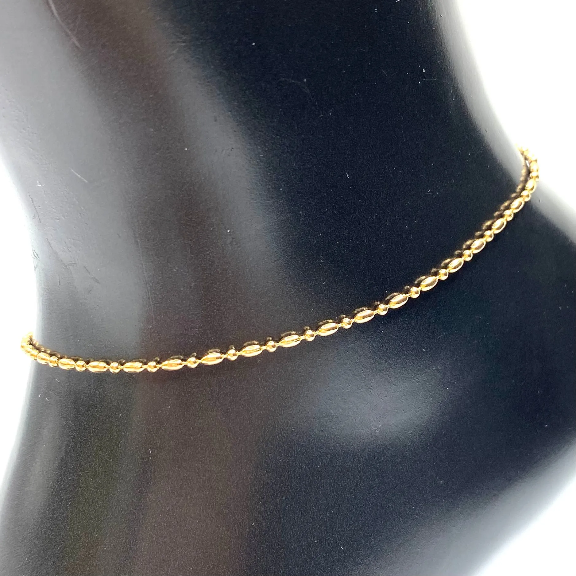 Anklet Metal Chain Metal Style Gold