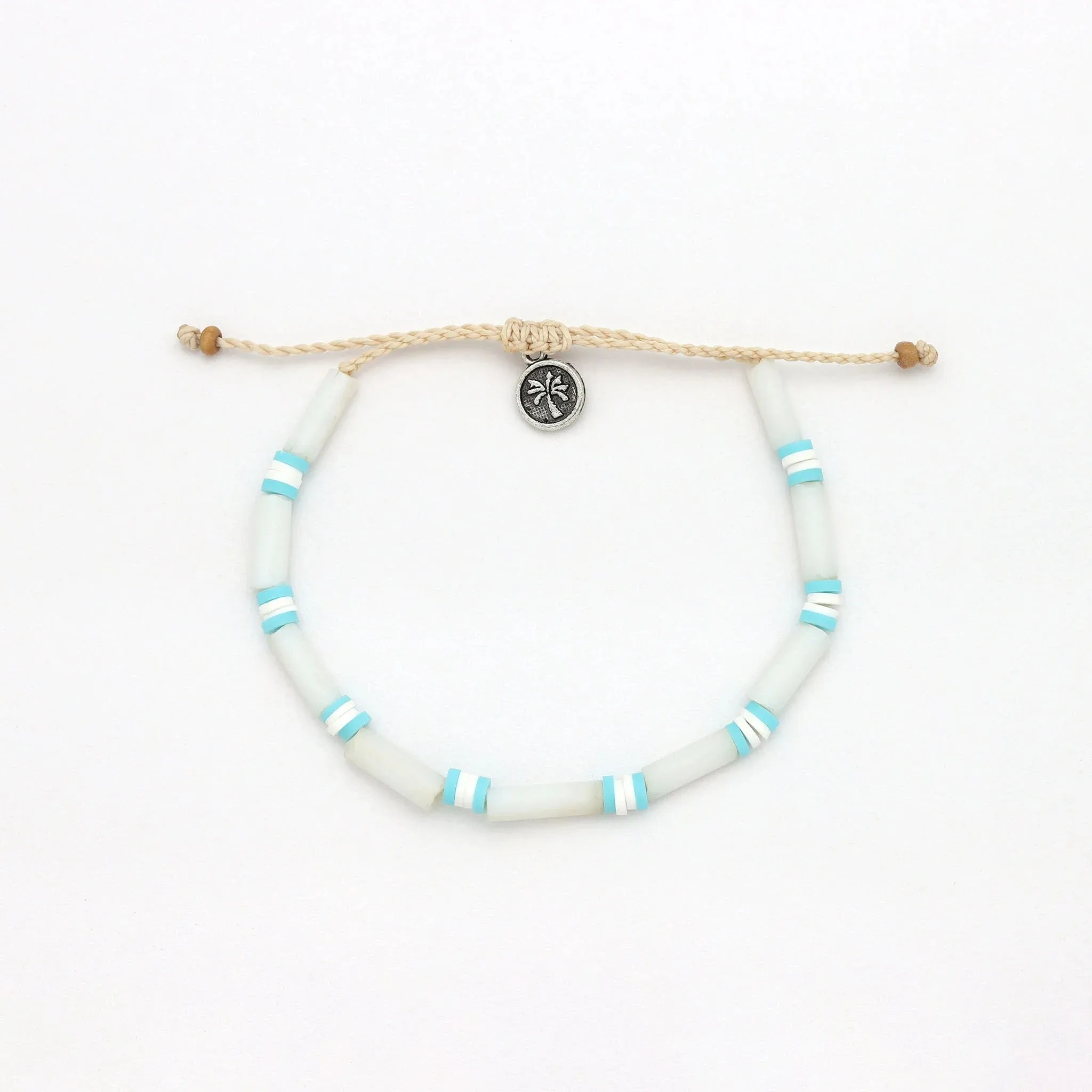 Azure Shores Beaded Anklet