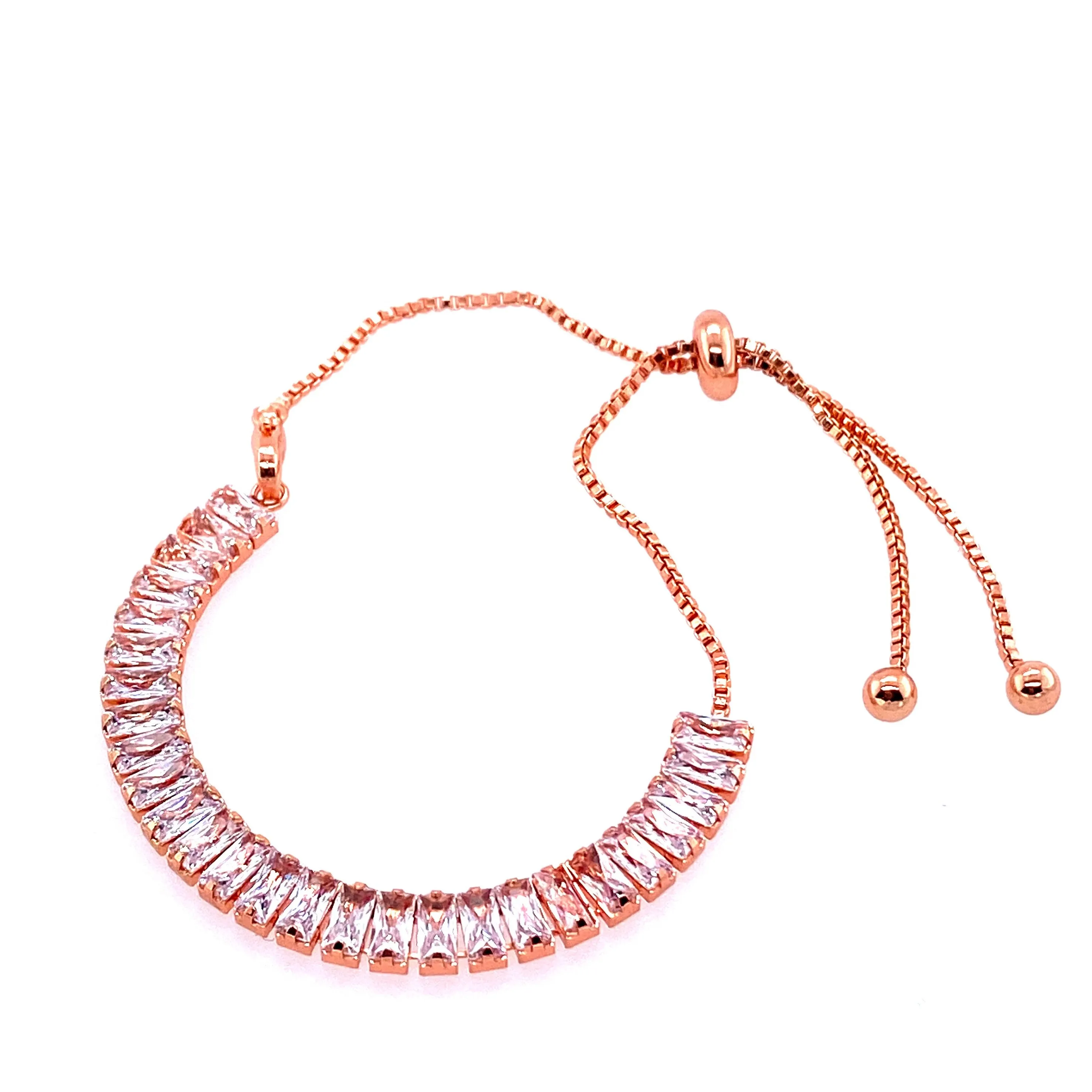 Baguette Bracelet/Anklet 2-in-1 Bolo