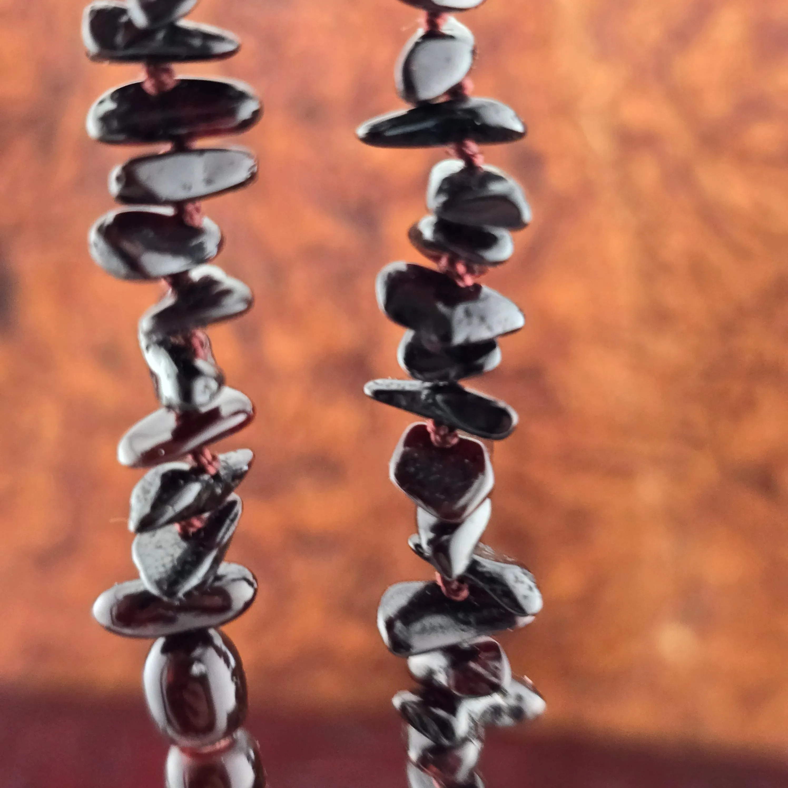 Baltic Amber Necklace  (black/dark cherry)
