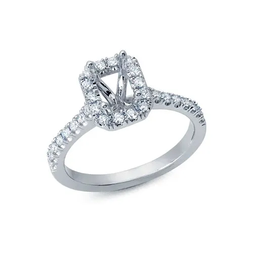 Classic Halo Engagement Ring