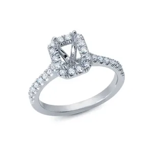 Classic Halo Engagement Ring