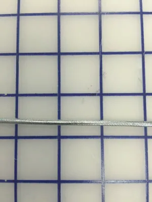 Cording: 1/8-inch Metallic Silver