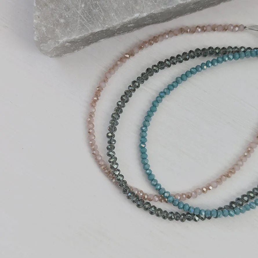 Dainty Beaded Sparkle Anklet