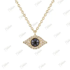 Diamond Evil Eye Necklace