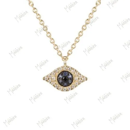 Diamond Evil Eye Necklace