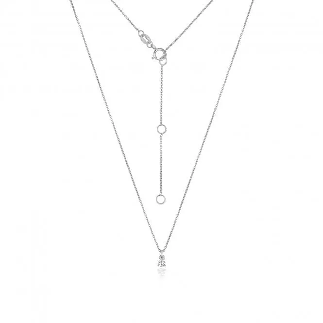 Diamond Jewellery 18CT White Gold Necklace NDQ146W