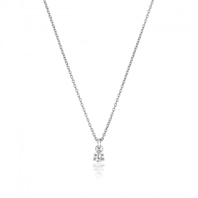 Diamond Jewellery 18CT White Gold Necklace NDQ146W
