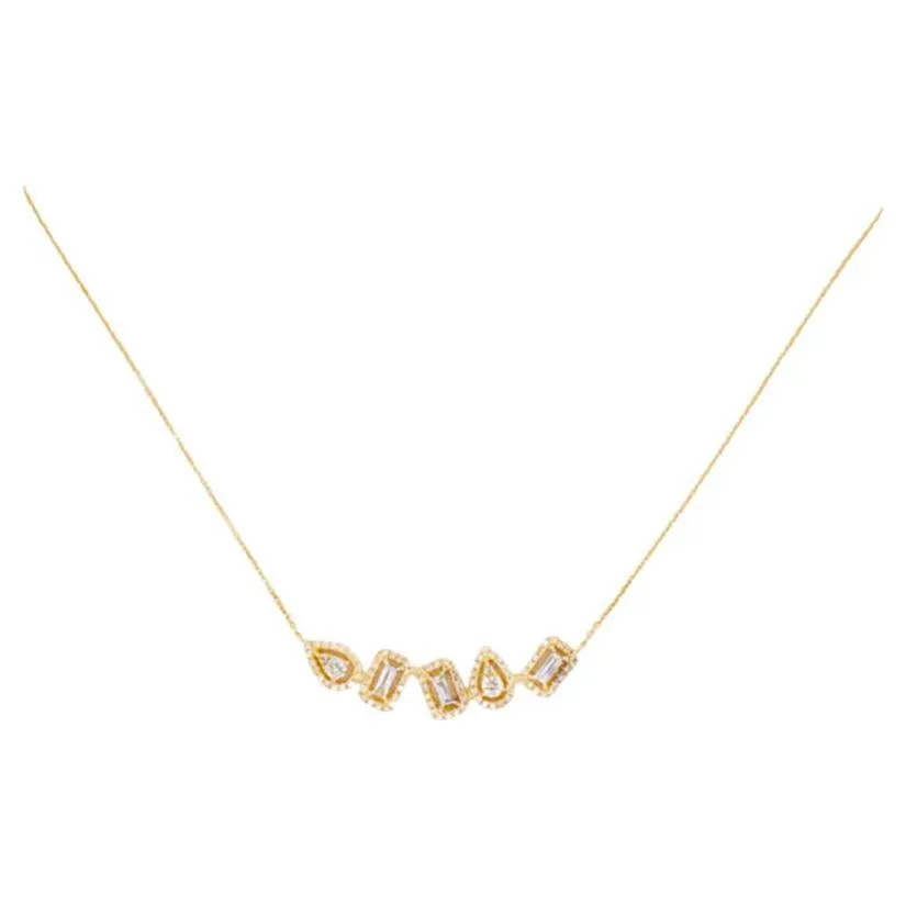 Diamond Pivoting Necklace