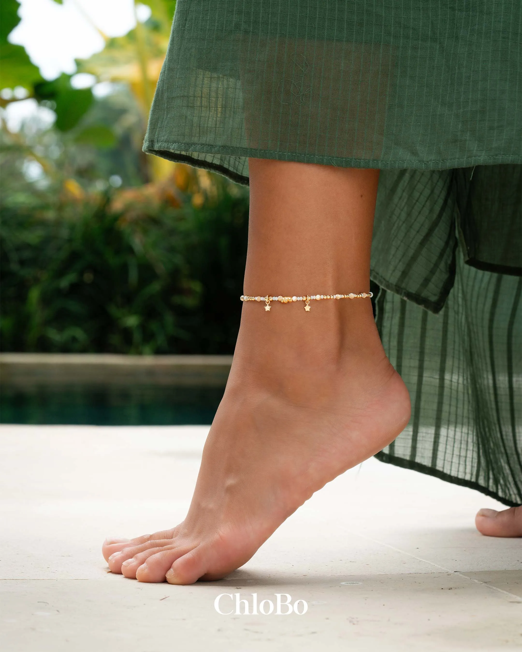 Elephant Enchantment Anklet - Gold - GANAP11084039