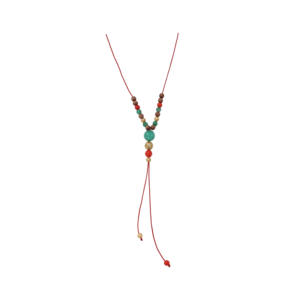 Emerald Necklace With Diamonds