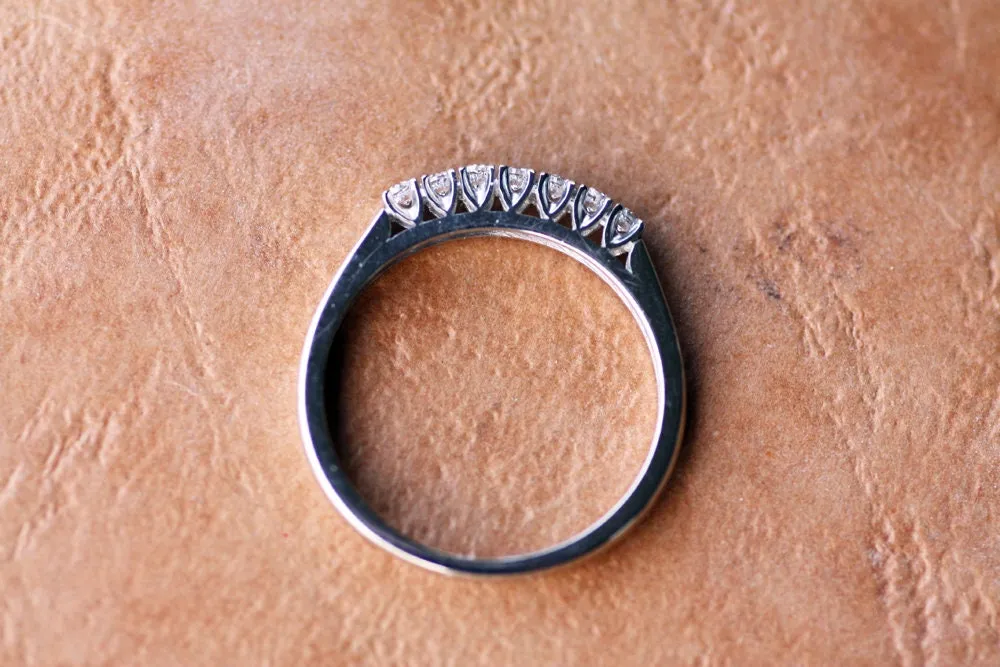 Half Eternity Diamond ring