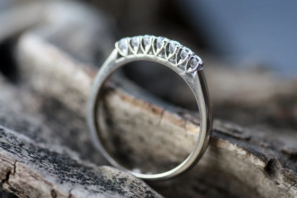 Half Eternity Diamond ring