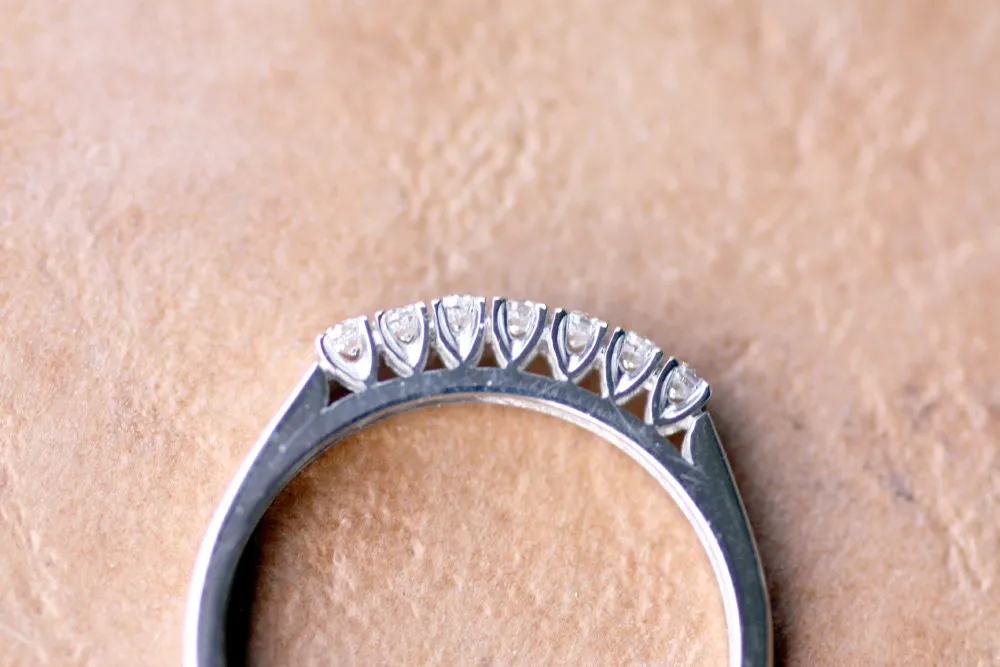 Half Eternity Diamond ring