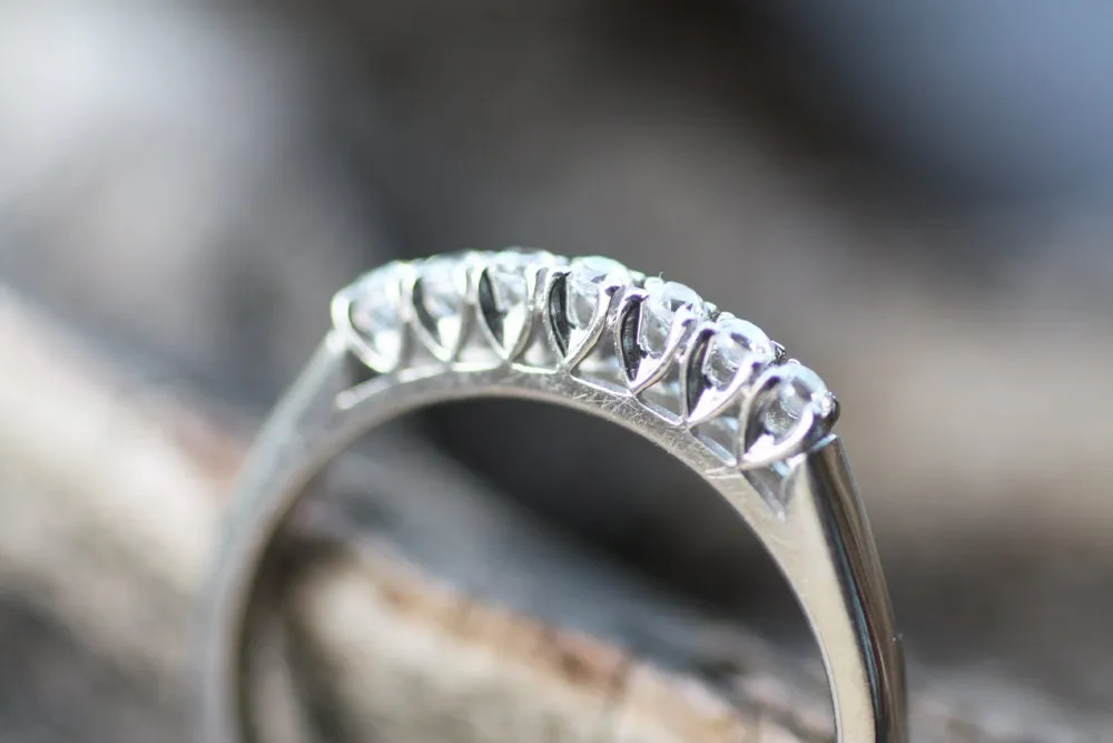 Half Eternity Diamond ring