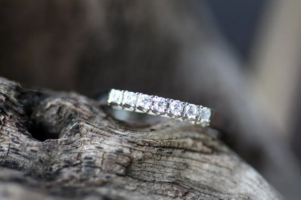 Half Eternity Diamond ring