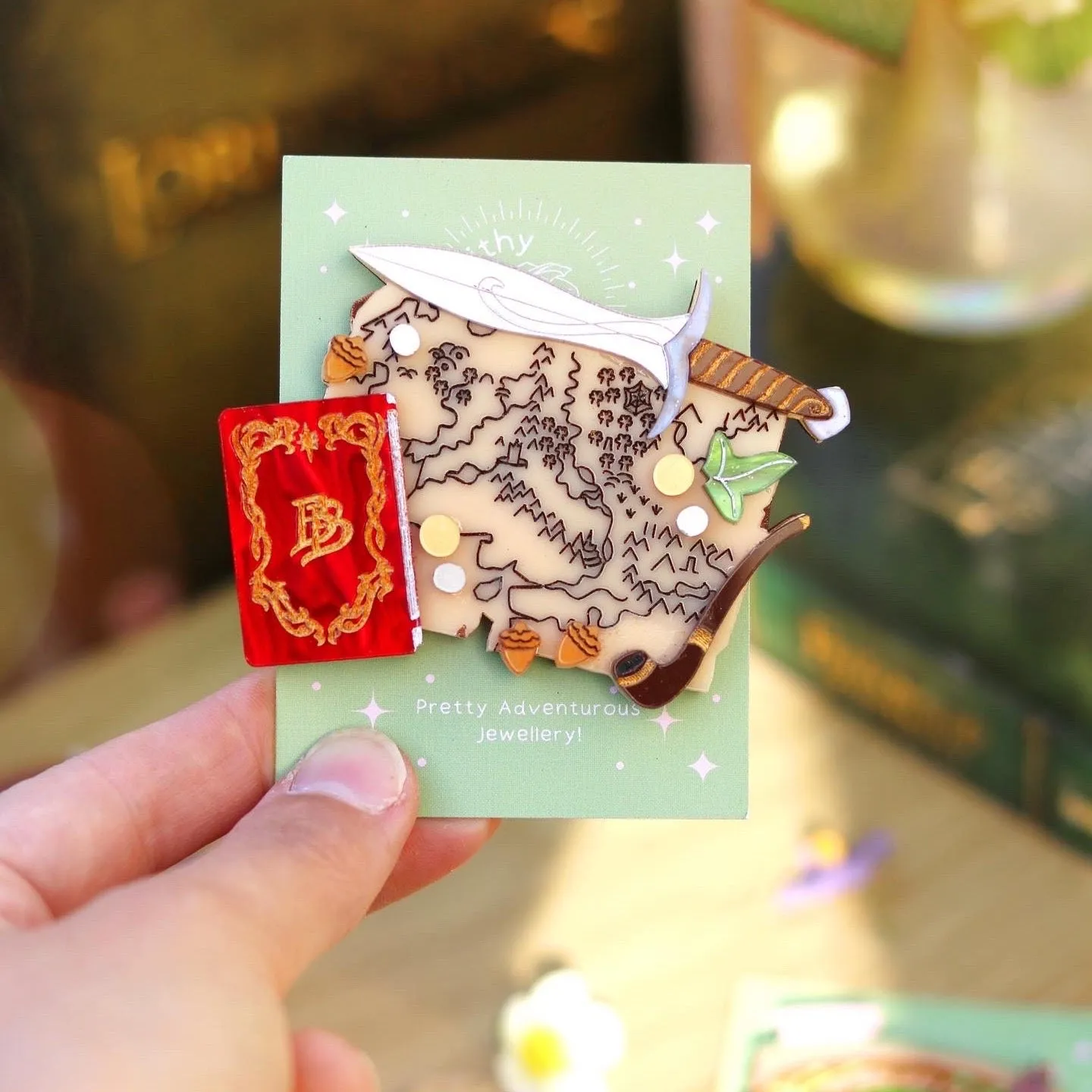Halfling’s Map Brooch