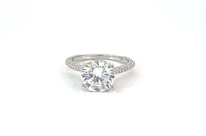 Invisible Halo Engagement Ring
