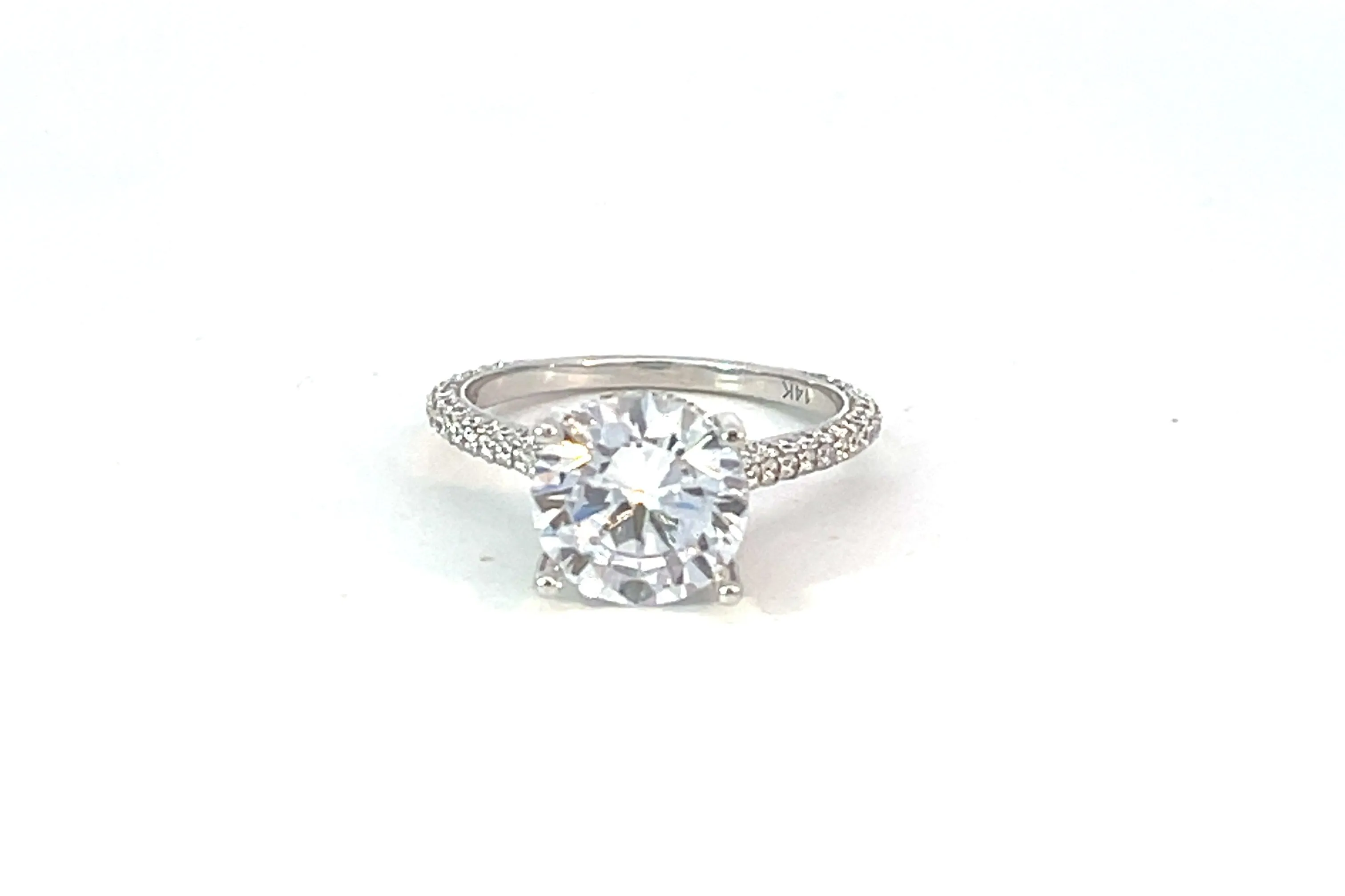 Invisible Halo Engagement Ring
