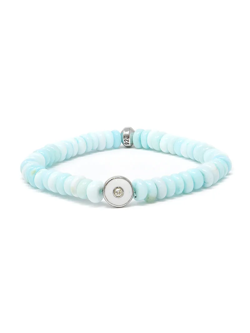 Jac Jo Soul Peruvian Opal Enamel Bracelet