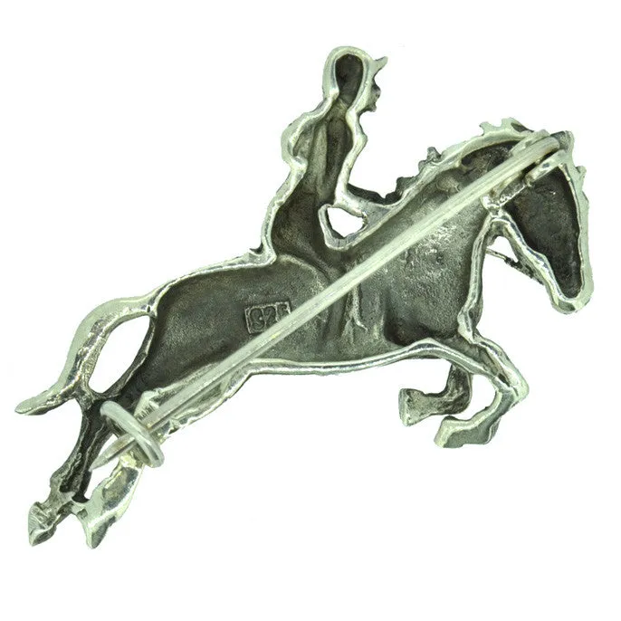 Jumping Horse Brooch