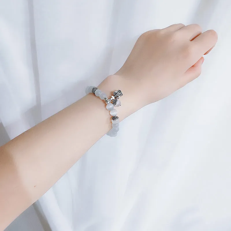 Korean Version Of Korean Natural Stone Jewelry Beaded Bracelet