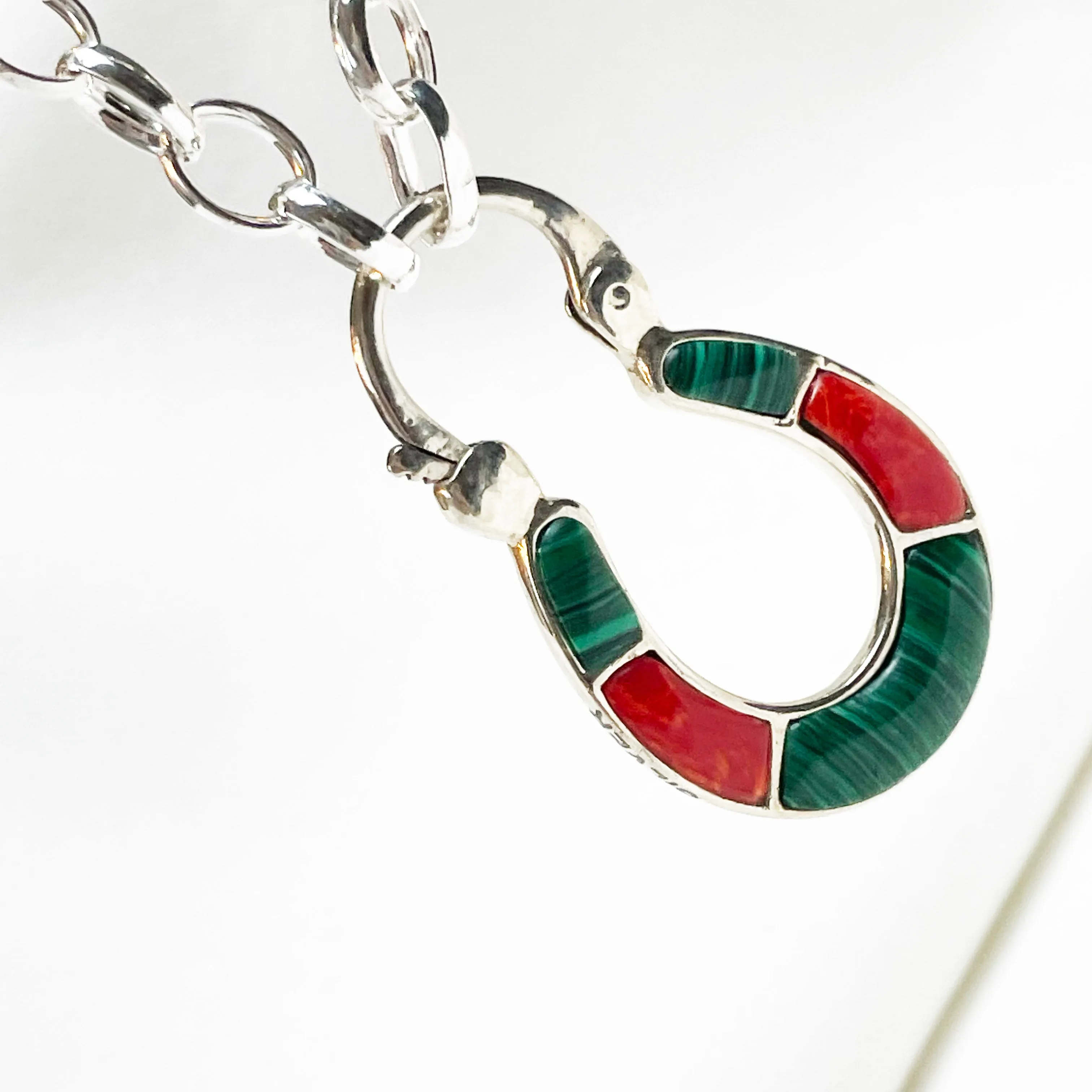 Malachite Horseshoe | Necklace Lock
