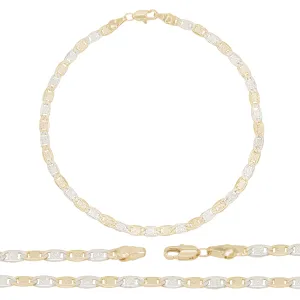 Mariner Chain Anklet 14K Gold Filled Jewelry Women 9.5"