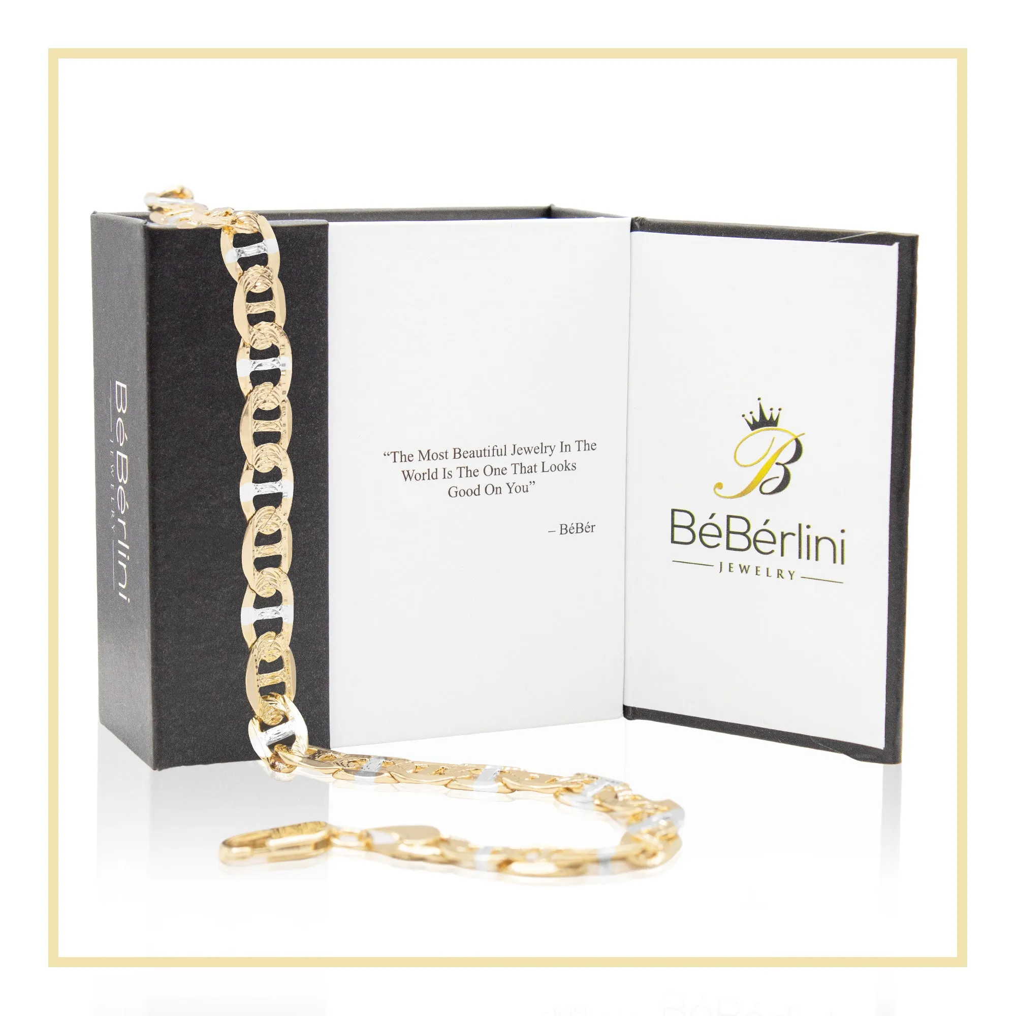 Mariner Chain Anklet 14K Gold Filled Jewelry Women 9.5"