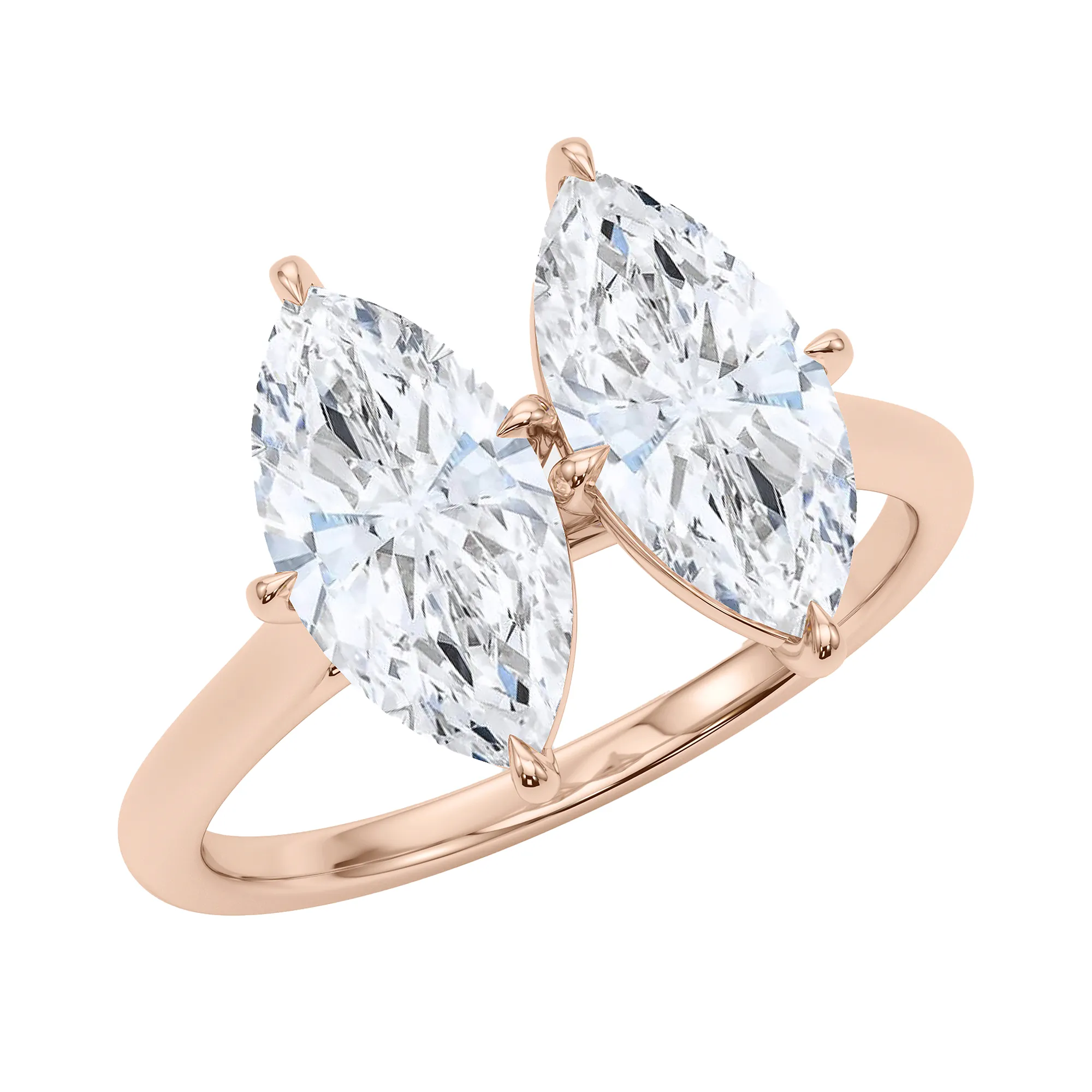 Marquise Twin Diamond Ring