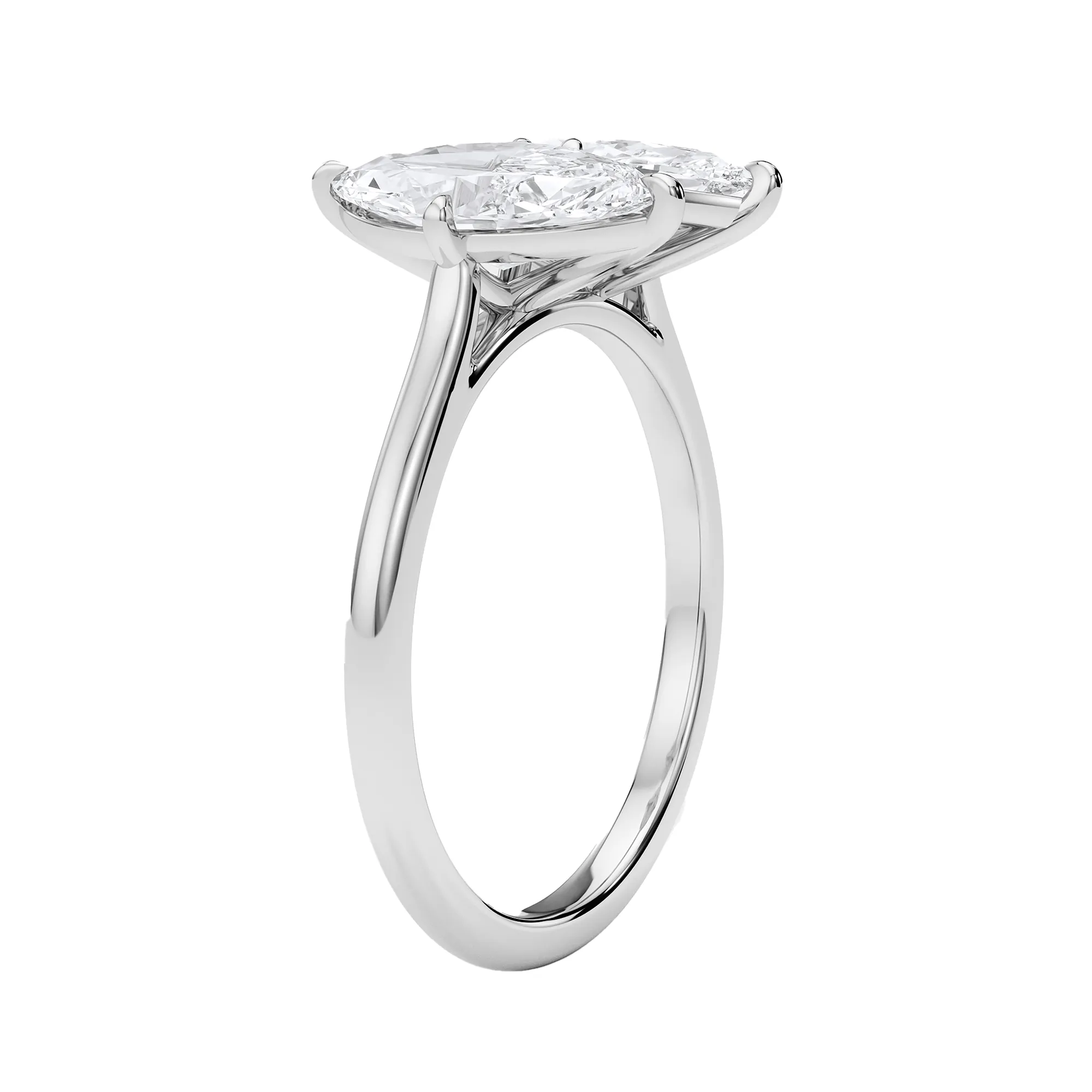 Marquise Twin Diamond Ring
