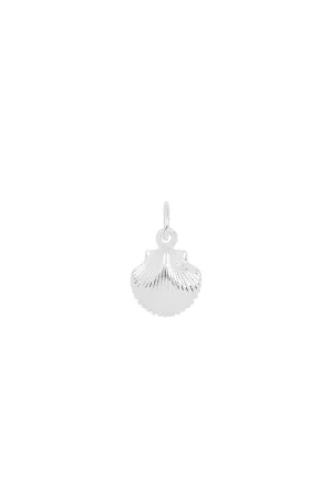 Mermaid Shell Pendant - Silver