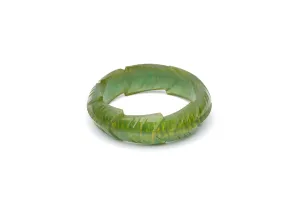 Midi Golden Olive Fakelite Maiden Bangle
