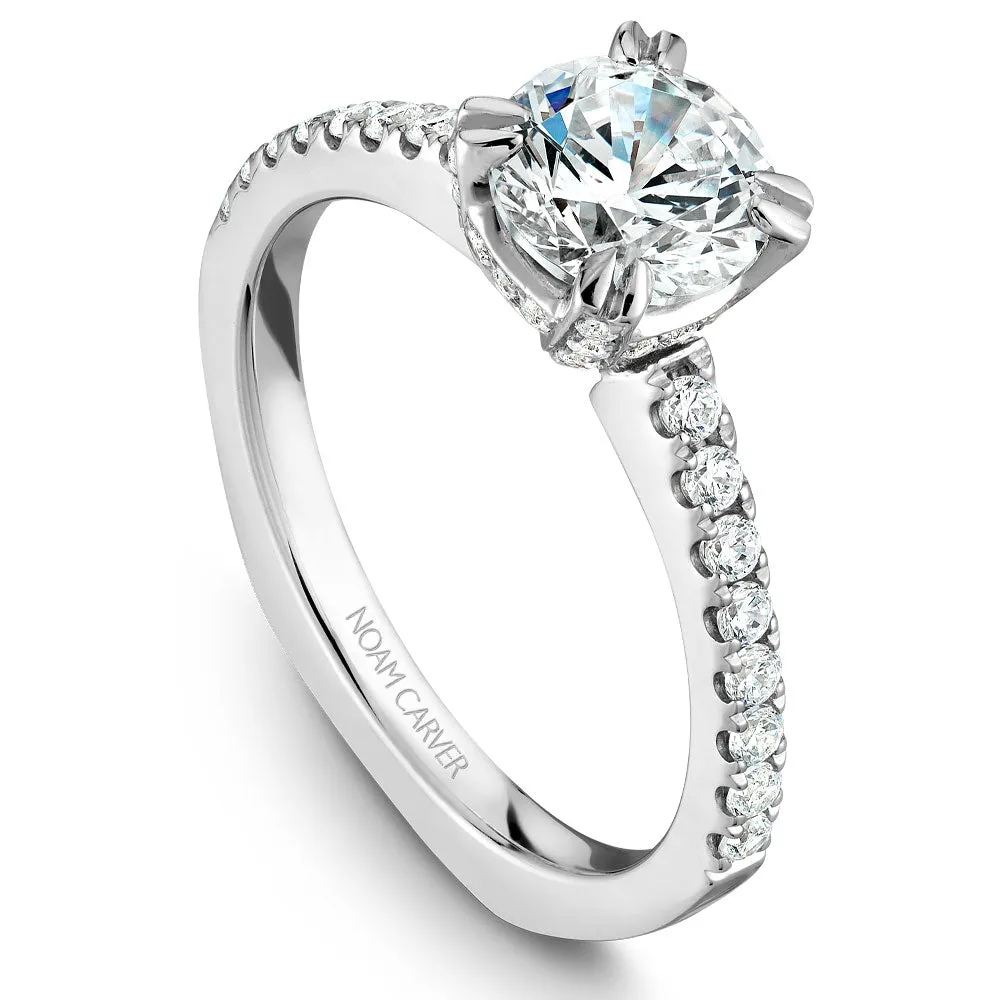 Noam Carver Engagement Ring - B009-01WS-100A